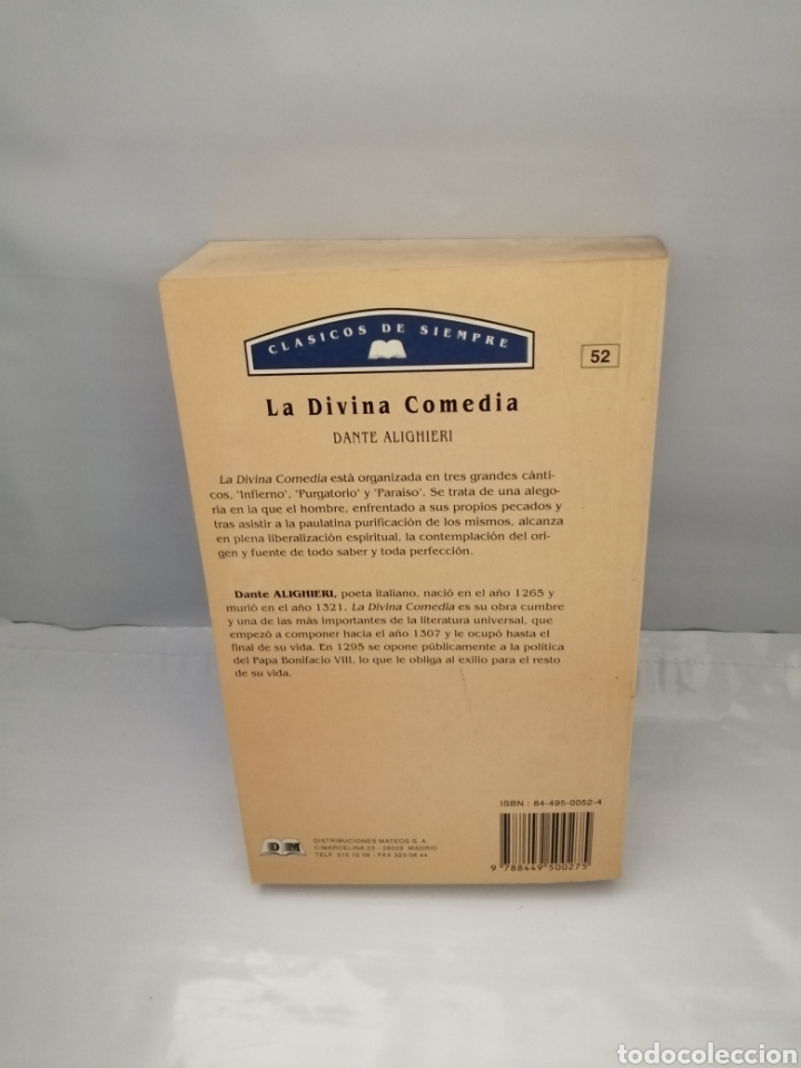 Libros de segunda mano: La Divina Comedia (Cl&aacute;sicos de Siempre) - Foto 2