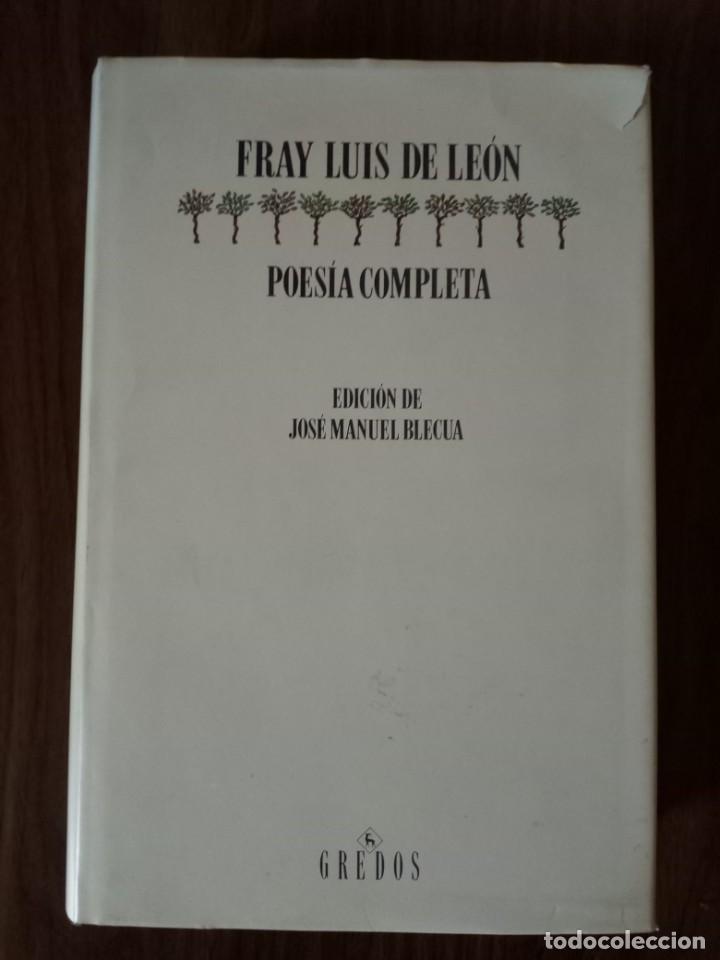 Libros de segunda mano: Fray Luis de Le&oacute;n - Poes&iacute;a Completa - Foto 1