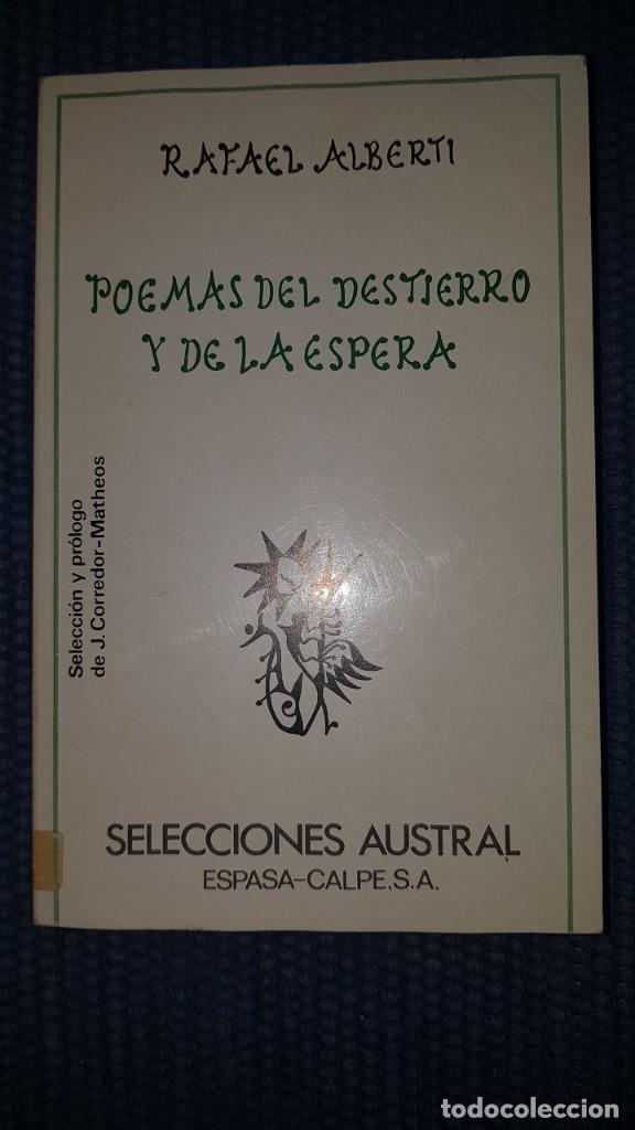 Libros de segunda mano: Alberti, Rafael: Poemas del destierro y de la espera - Foto 1
