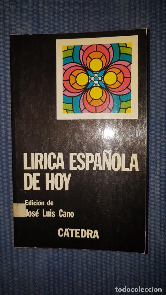 Libros de segunda mano: L&iacute;rica espa&ntilde;ola de hoy - Foto 1