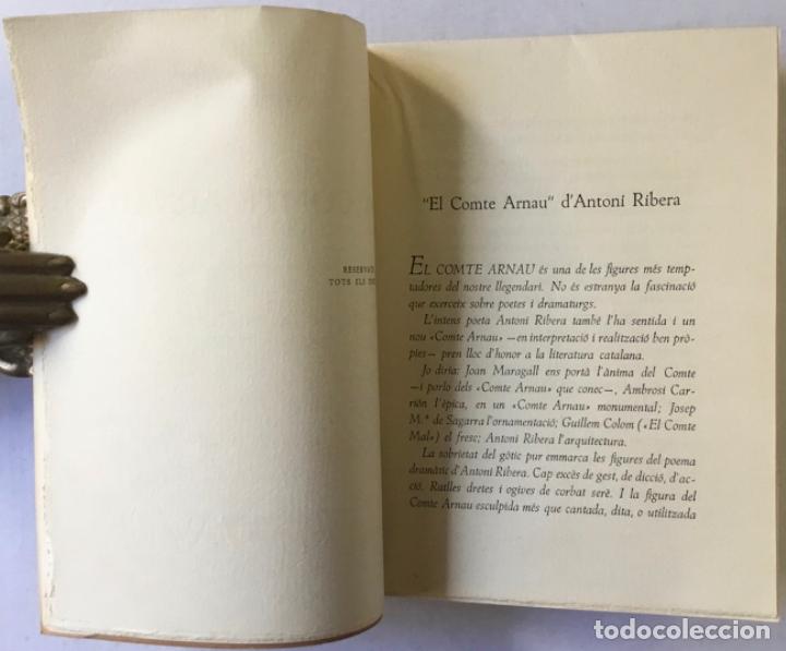 Libros de segunda mano: EL COMTE ARNAU. Poema dram&agrave;tic. - RIBERA, Antoni. - Foto 2