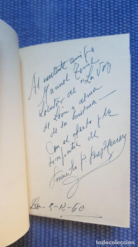 Libros de segunda mano: P&eacute;rez Herrero, Francisco: La vida derramada - Dedicatoria - Foto 2