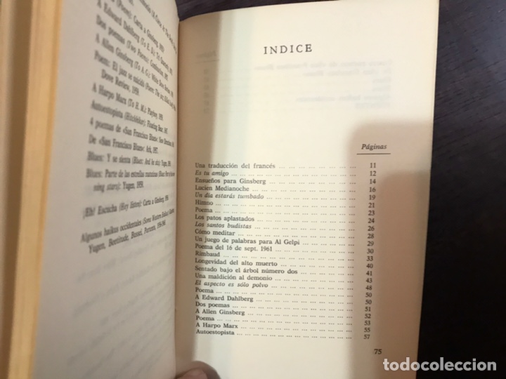 Libros de segunda mano: Jack Kerouac. Poemas dispersos. Visor - Foto 3