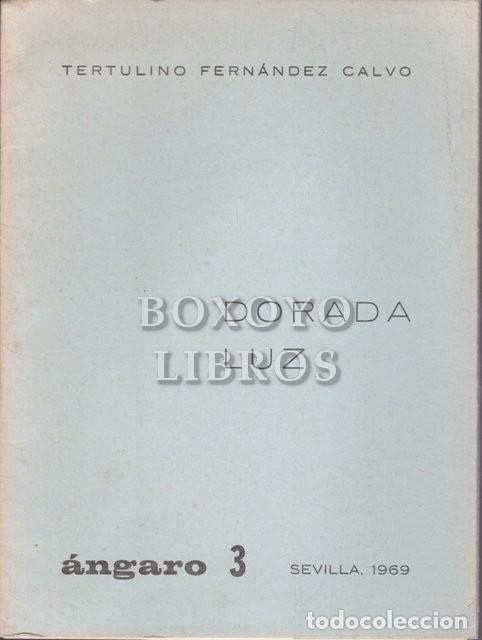 Libros de segunda mano: FERN&Aacute;NDEZ CALVO, Tertulino. Dorada luz