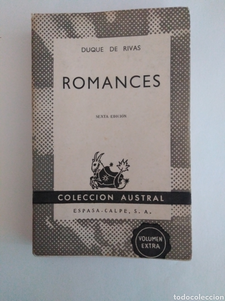 Libros de segunda mano: Romances / Duque de Rivas. Austral 46. - Foto 1