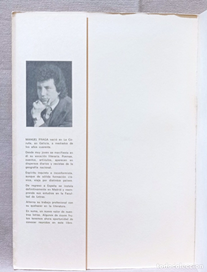 Libros de segunda mano: Al ritmo del agua y mar. Manuel Fraga. - Foto 2