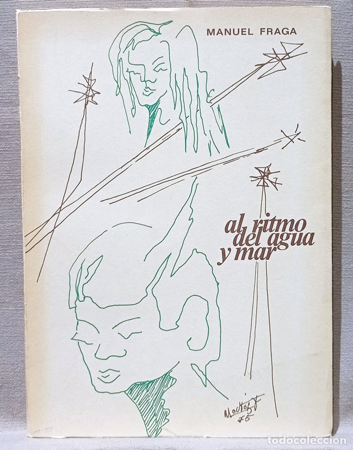 Libros de segunda mano: Al ritmo del agua y mar. Manuel Fraga. - Foto 1