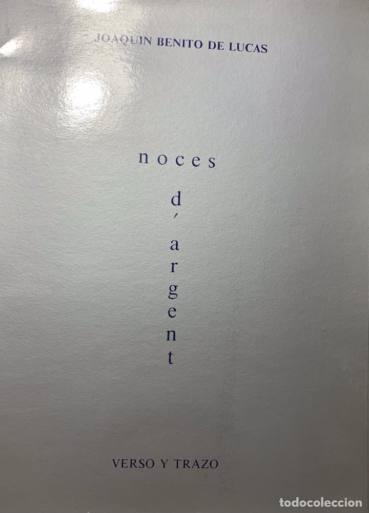 Libros de segunda mano: Joaqu&iacute;n Benito de Lucas: Noces d&rsquo;argent. - Foto 1