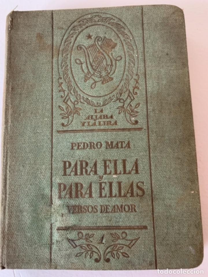 Libros de segunda mano: Para ella, para ellas versos de amor - Foto 1