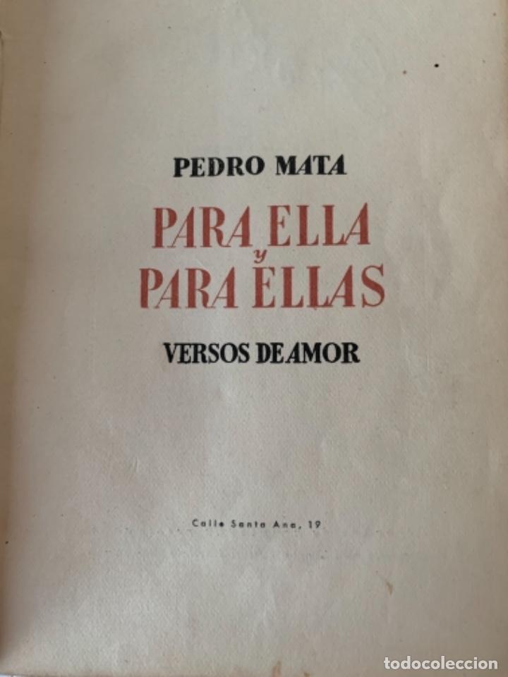 Libros de segunda mano: Para ella, para ellas versos de amor - Foto 4
