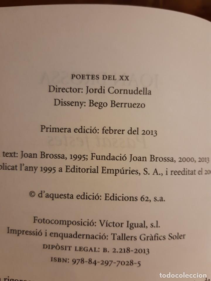 Libros de segunda mano: Joan Brossa Passat festes - Foto 3