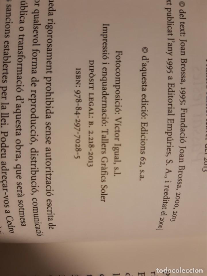 Libros de segunda mano: Joan Brossa Passat festes - Foto 5