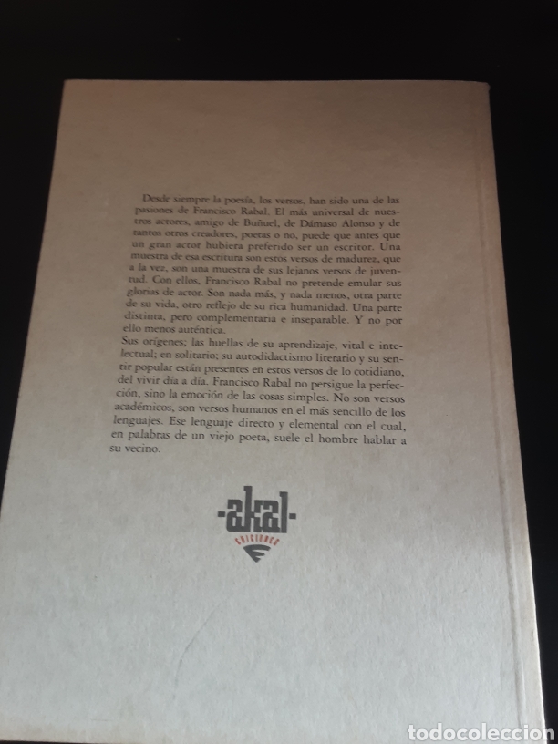 Libros de segunda mano: Francisco rabal. Mis versos y mi copla. - Foto 2