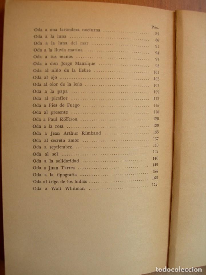 Libros de segunda mano: NUEVAS ODAS ELEMENTALES / PABLO NERUDA - Foto 4
