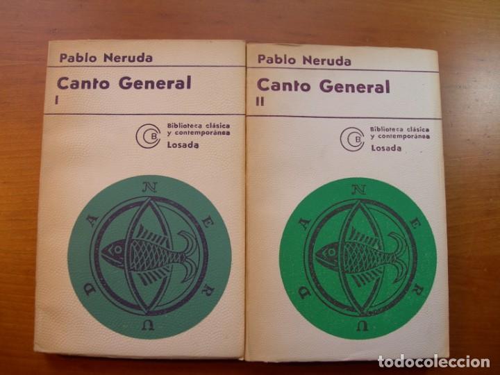 Libros de segunda mano: CANTO GENERAL / PABLO NERUDA / 2 TOMOS - Foto 1