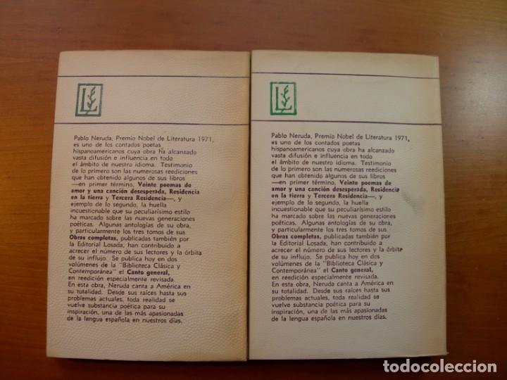 Libros de segunda mano: CANTO GENERAL / PABLO NERUDA / 2 TOMOS - Foto 2