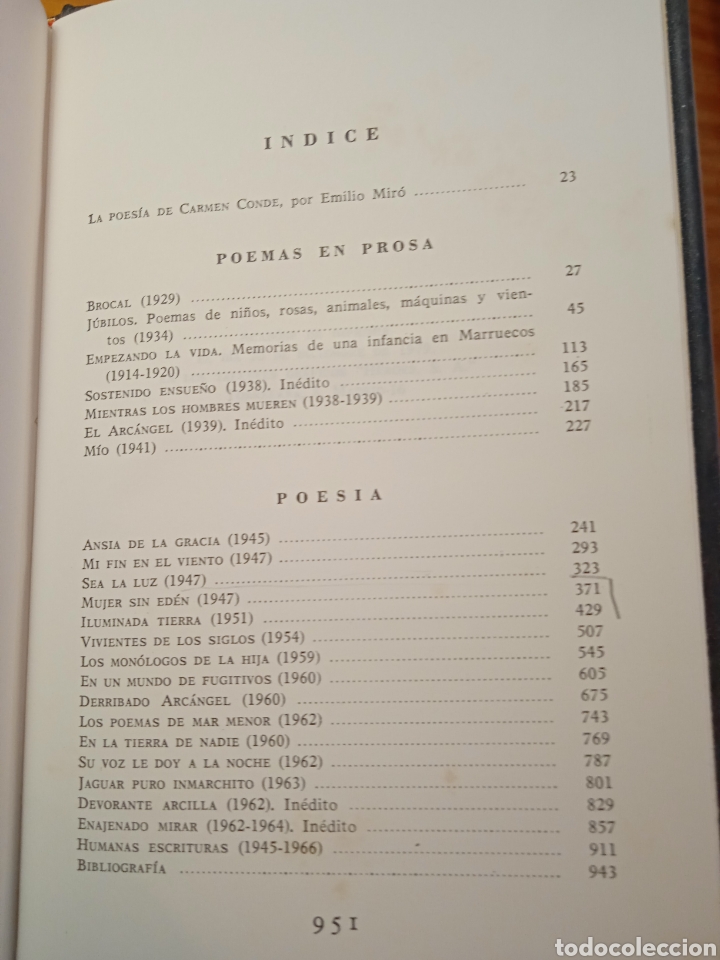 Libros de segunda mano: Obra Po&eacute;tica. Carmen Conde - Foto 5