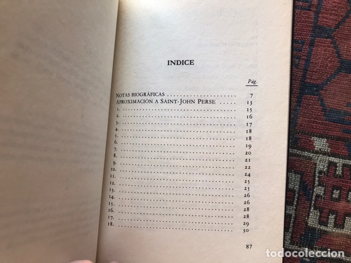 Libros de segunda mano: Saint-John Perse. An&aacute;basis. Visor. Biling&uuml;e - Foto 3
