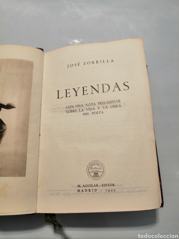 Libros de segunda mano: Leyendas (Primera edici&oacute;n, 1945) - Foto 3