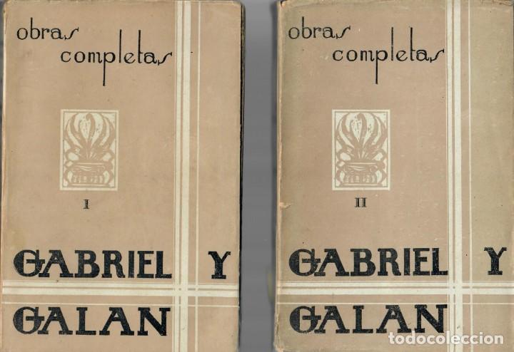 Libros de segunda mano: OBRAS COMPLETAS / GABRIEL Y GAL&Aacute;N - 2 VOL. - Foto 1