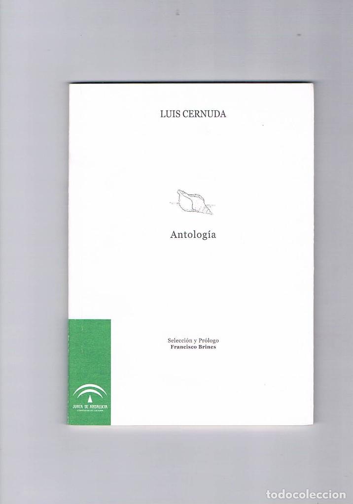 Libros de segunda mano: ANTOLOG&Iacute;A. LUIS CERNUDA **- - Foto 1