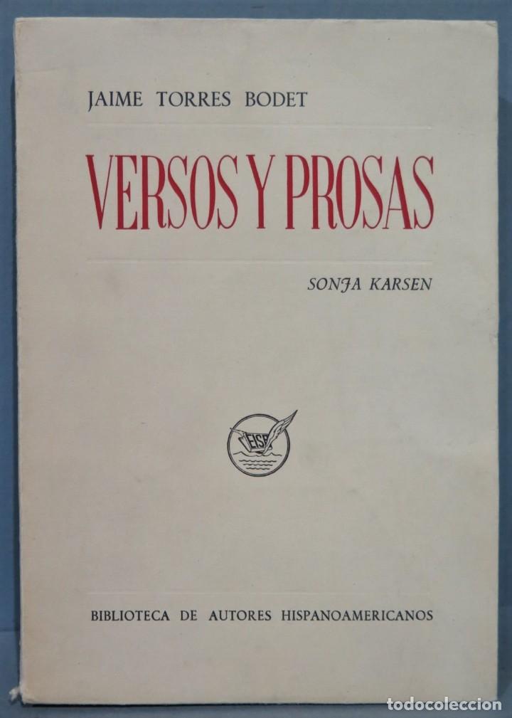 Libros de segunda mano: VERSOS Y PROSAS. KARSEN - Foto 1