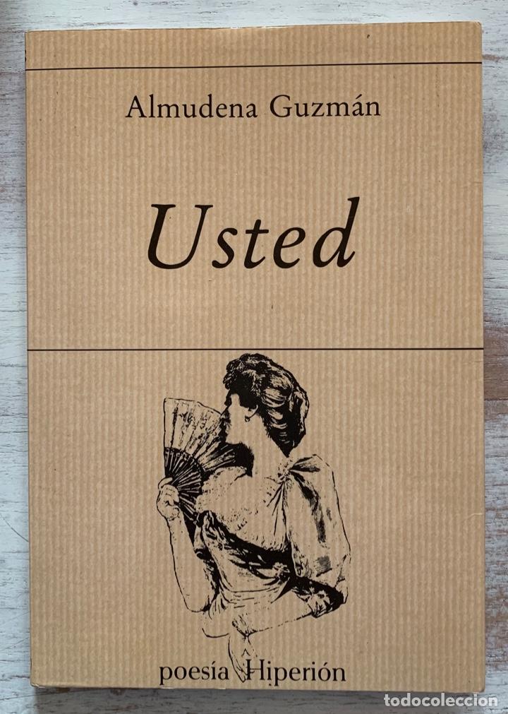 Libros de segunda mano: USTED, de Almudena Guzm&aacute;n. Con dedicatoria aut&oacute;grafa de la autora. - Foto 1