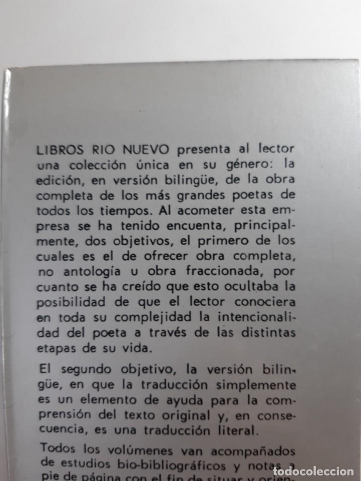 Libros de segunda mano: Leopardi obra completa Biling&uuml;e Los cantos tomo I - Foto 6