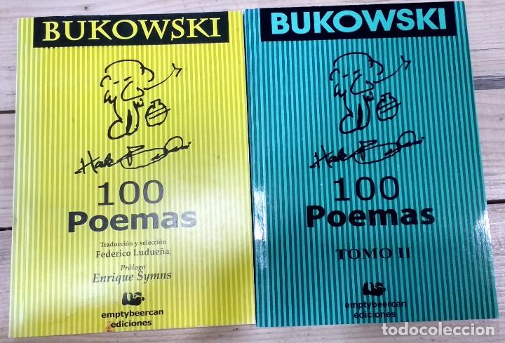 Libros de segunda mano: 100 poemas. 2 Tomos. Charles Bukowski - Foto 1