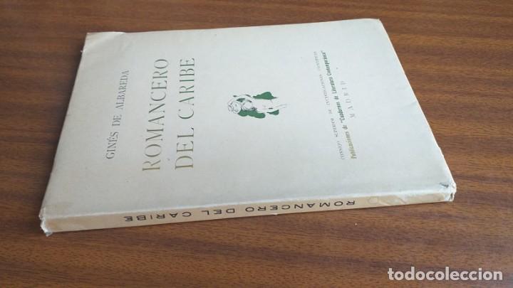 Libros de segunda mano: Romancero del Caribe --- Gin&eacute;s de Albareda - Foto 2