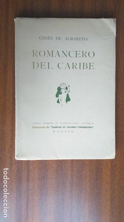 Libros de segunda mano: Romancero del Caribe --- Gin&eacute;s de Albareda - Foto 1