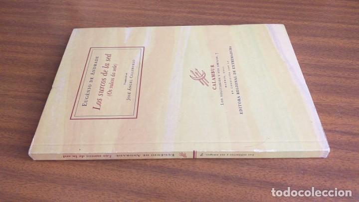 Libros de segunda mano: Los surcos de la sed --- Eug&eacute;nio de Andrade - Foto 2