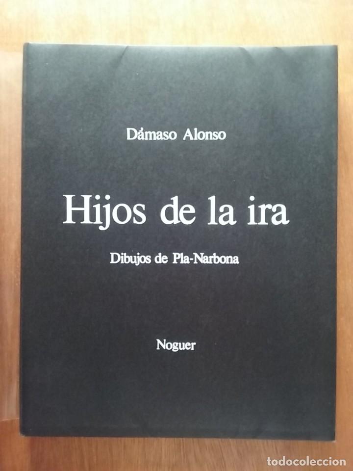 Libros de segunda mano: HIJOS DE LA IRA, DIARIO INTIMO, DAMASO ALONSO, DIBUJOS DE PLA NARBONA, VOZ Y FORMA, NOGUER, 1975