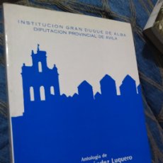 Libros de segunda mano: ANTOLOGÍA NICASIO HERNÁNDEZ LUQUERO ARÉVALO PROSA Y VERSO JESÚS HEDOR 1985. Lote 258211215