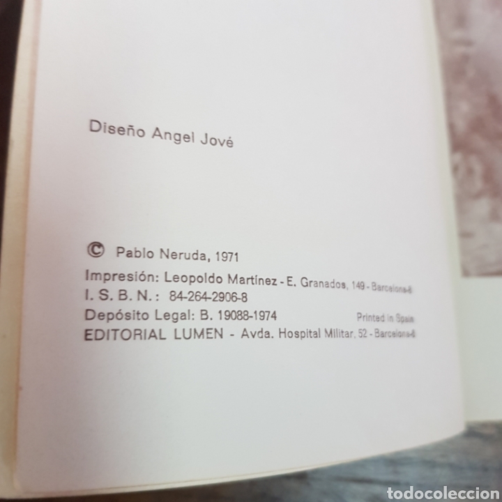 Libros de segunda mano: AUN - PABLO NERUDA 1971 EDITORIAL LUMEN - Foto 4