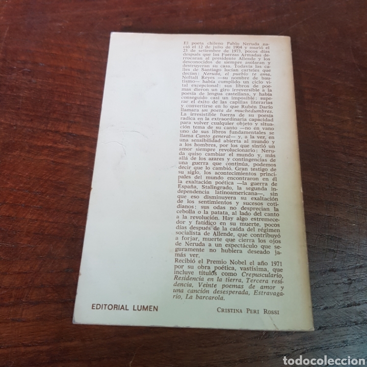 Libros de segunda mano: AUN - PABLO NERUDA 1971 EDITORIAL LUMEN - Foto 6