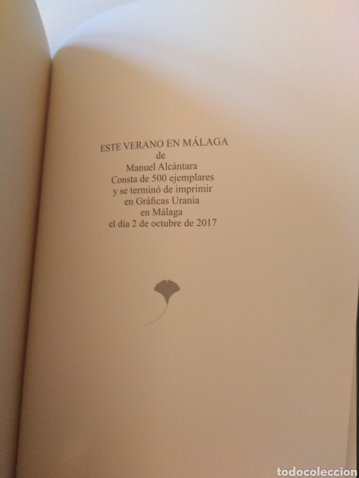 Libros de segunda mano: Este verano en M&aacute;laga / Manuel Alc&aacute;ntara. - Foto 3