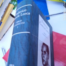 Libros de segunda mano: FEDERICO GARCÍA LORCA OBRAS COMPLETAS INTERNACIONAL INSTITUTO CERVANTES 894 PÁG. Lote 263570640