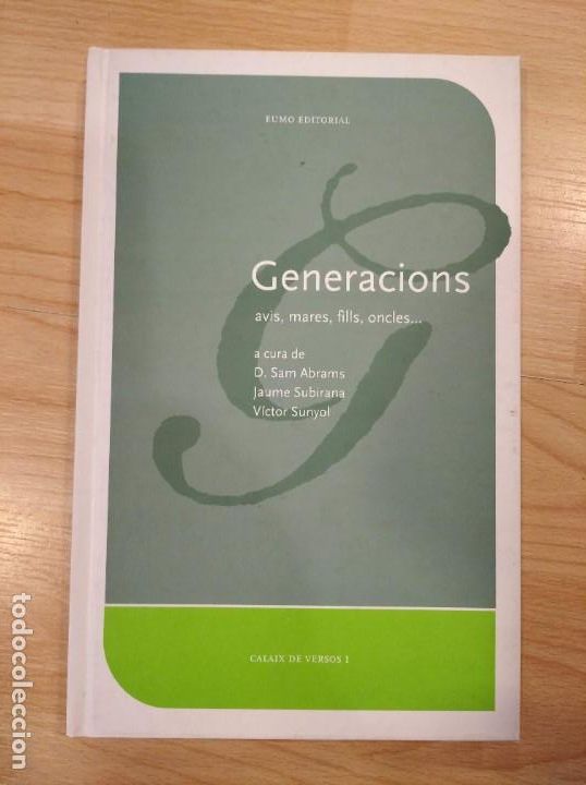 Libros de segunda mano: Generacions. Sam Abrams - Foto 1