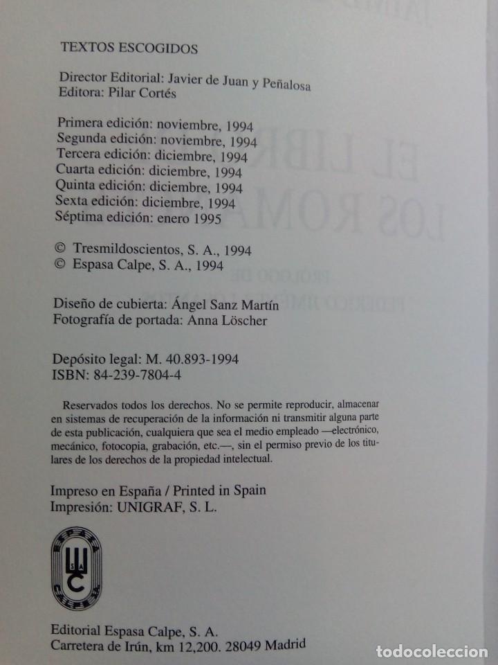 Libros de segunda mano: EL LIBRO DE LOS ROMANCES / JAIME CAMPMANY - Foto 2