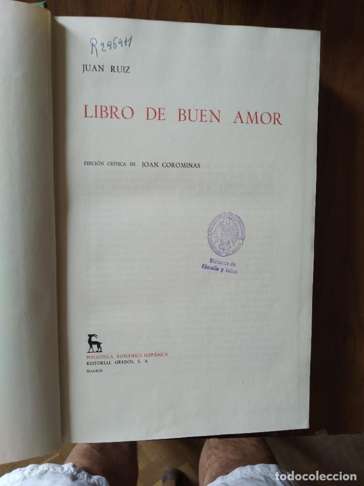Libros de segunda mano: Juan Ruiz - Libro del Buen Amor - Foto 2