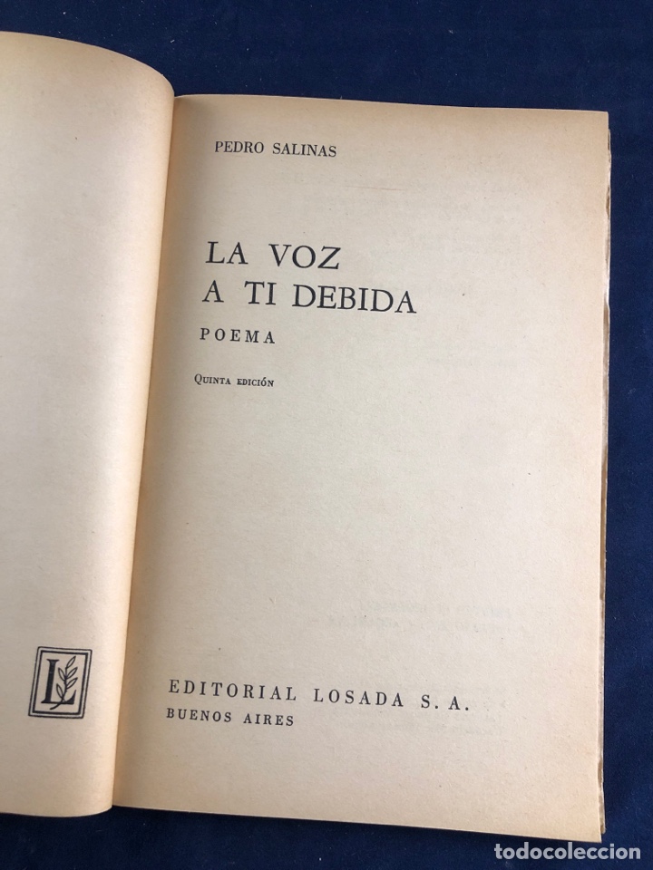 Libros de segunda mano: La voz a ti debida - Foto 2