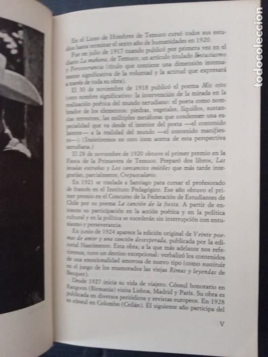 Libros de segunda mano: Pablo Neruda.Selecci&oacute;n de Poemas. - Foto 4