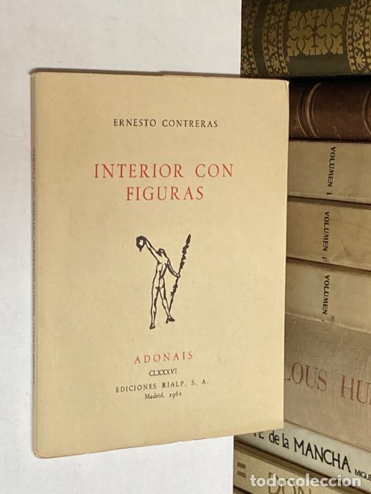 Libri di seconda mano: A&Ntilde;O 1961 - INTERIOR CON FIGURAS POR ERNESTO CONTRERAS - ADONAIS CLXXXVI POES&Iacute;A