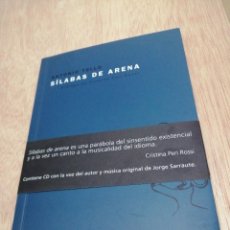 Libros de segunda mano: ANTONIO TELLO - SÍLABAS DE ARENA, INCLUYE EL CD. Lote 273535613