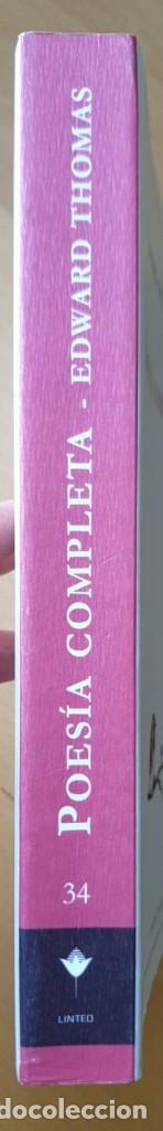 Libros de segunda mano: Poesia completa - Edward Thomas. Ed. biling&uuml;e. - Foto 2