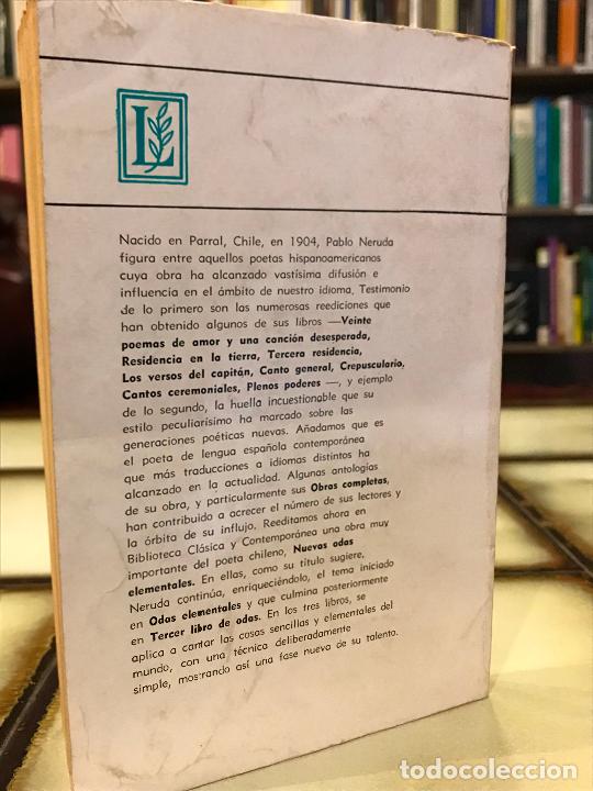 Libros de segunda mano: Nuevas odas elementales. Pablo Neruda. - Foto 2