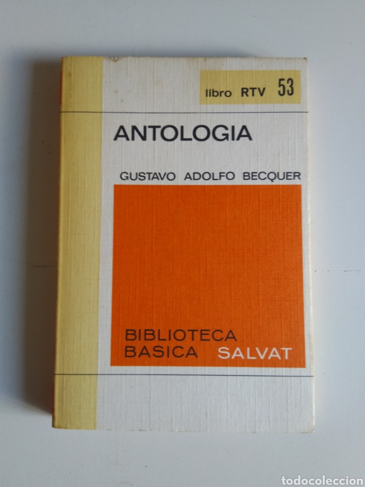 Libros de segunda mano: ANTOLOG&Iacute;A/GUSTAVO ADOLFO B&Eacute;CQUER - Foto 1