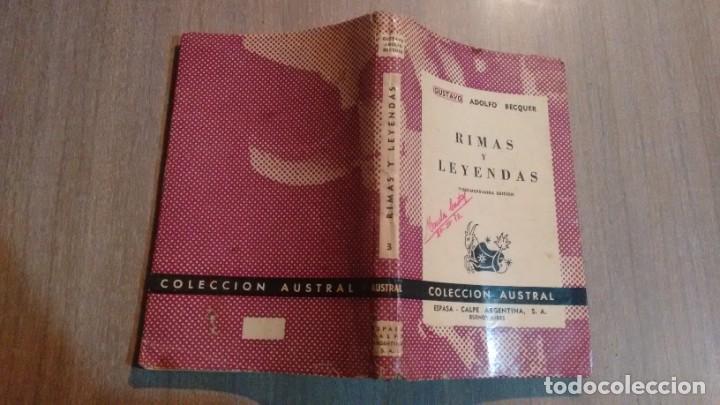 Libros de segunda mano: GUSTAVO ADOLFO BECQUER - RIMAS Y LEYENDAS - Foto 2
