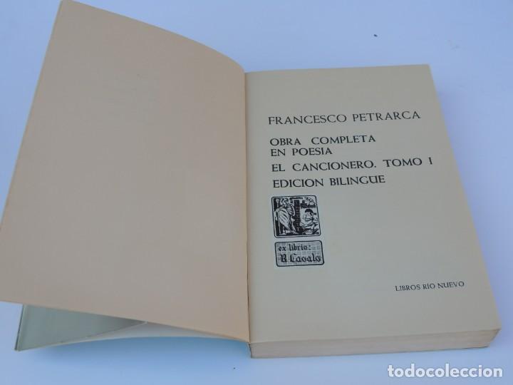 Libros de segunda mano: PETRARCA. POESIA COMPLETA. - Foto 2
